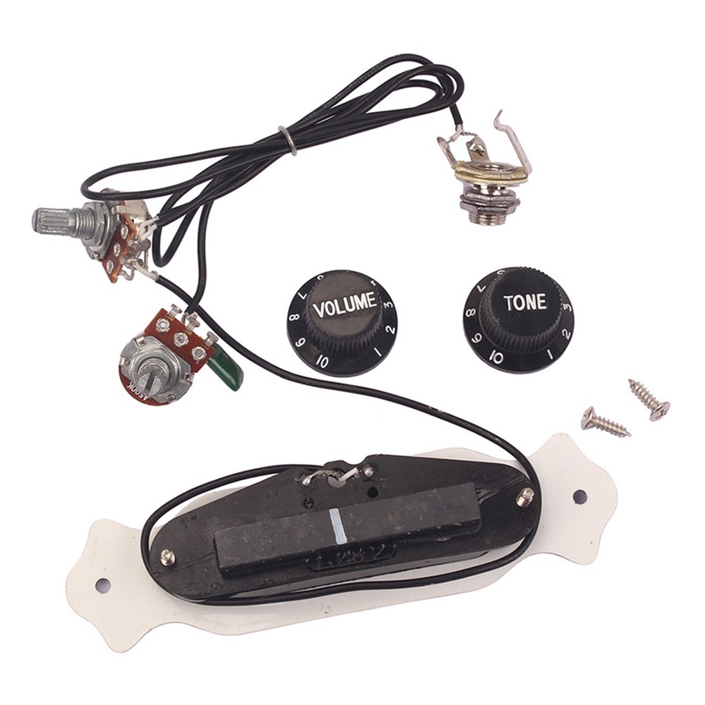 4-String Guitar Pickup Volume Control w/ Volume Button for Ukulele