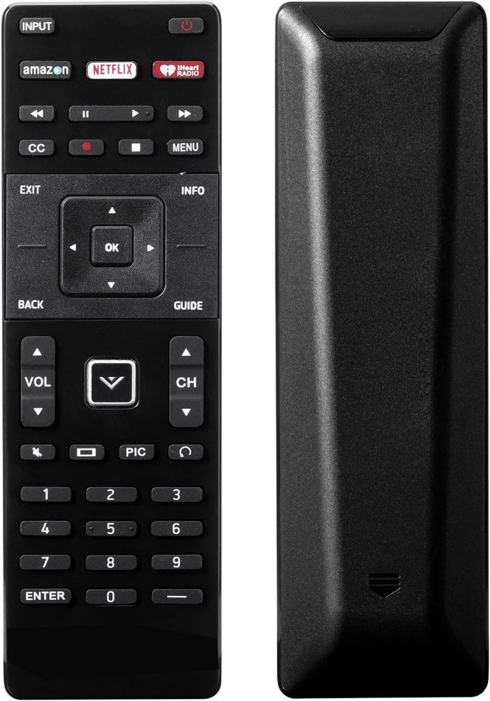 XRT122 Universal Replacement Remote Control for All Vizio Medium, Black