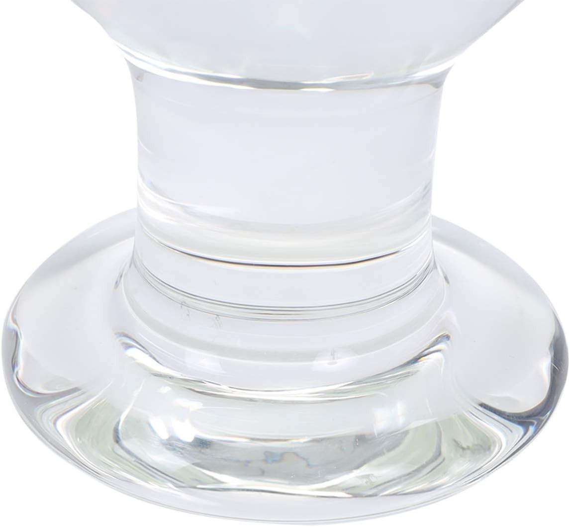 Huge Clear Glass Anal Plug XL Waterproof Borosilicate Training Sex Toy