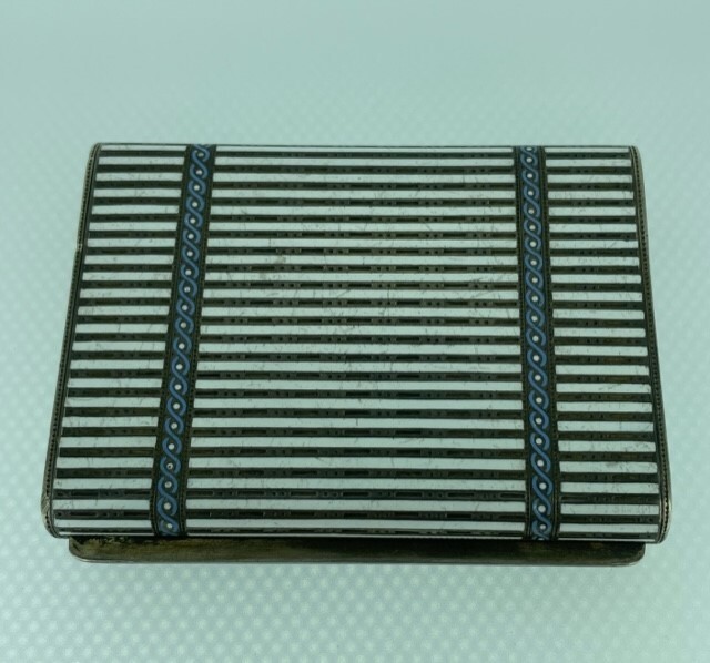 19th Century Austrian enamel cigarette case