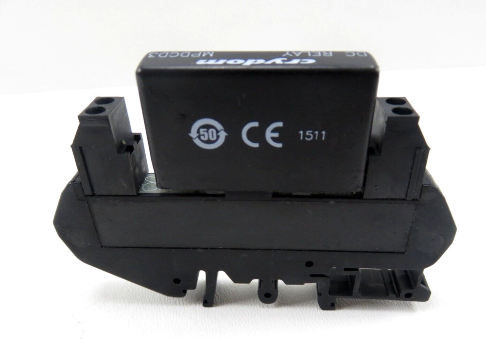 Crydom DRA1-MPDCD3 Solid State Relay w/ Crydom MPDCD3 Relay
