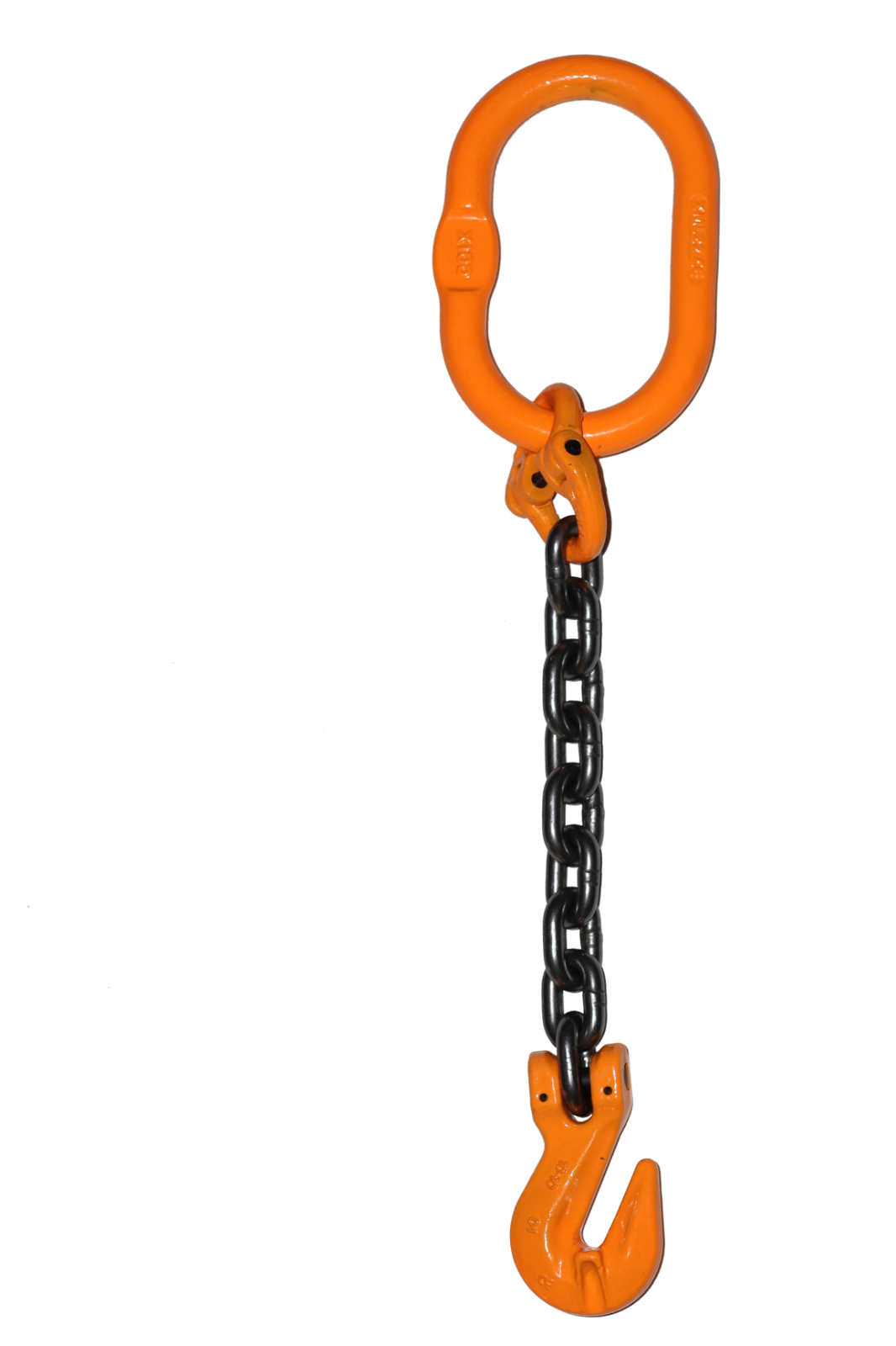 1/2" x 20' ft Lifting Chain Sling Master Link D Ring Attachment Crane Grab Hook