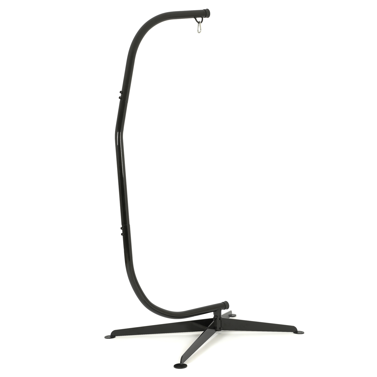 Hanging Hammock C-Stand for Chair Porch Swing Weather Resistant 360 Degree Steel