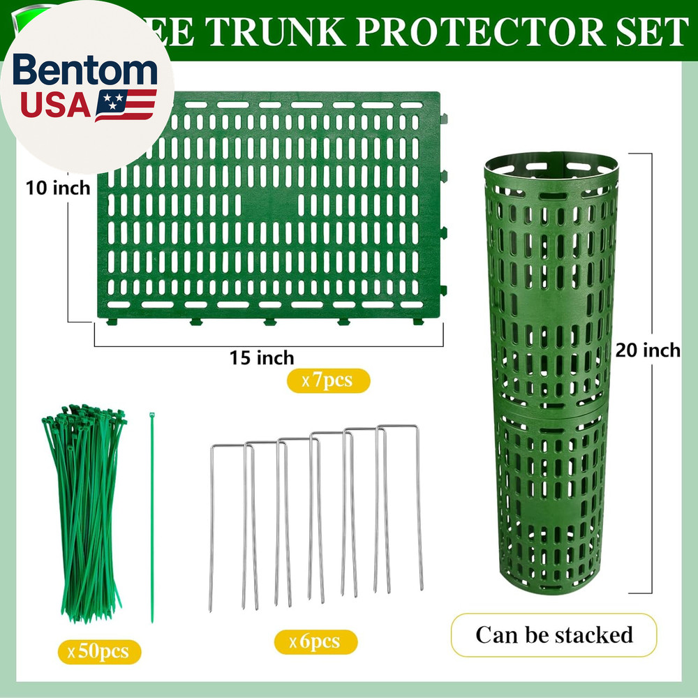 7 Pack Tree Trunk Protector Guard, Expandable Tree Wraps to Protect Bark, Heavy