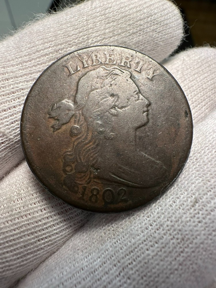 1802 Draped Bust Large Cent Fine
