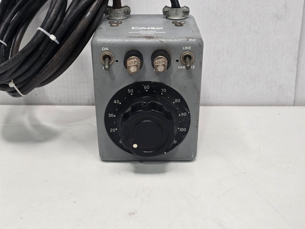 Cary Variable Autotransformer 1571350 Variac Line / Variable 120V No Power Read