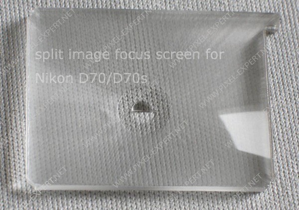 Dual Diagonal Split Image Focus Screen - FIRE SCREEN - NIKON D50 D40X D60 D70/S
