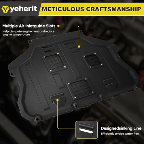 Engine Splash Shield Guard Compatible with Ford Escape 2013 2014 2015 2016