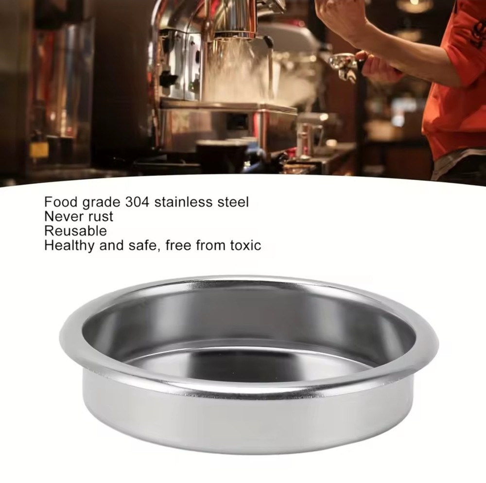 51mm Coffee Machine Backflush Insert Basket Blind Filter Coffee Maker Backwash