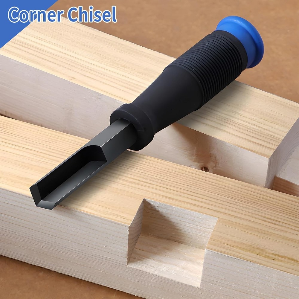 Corner Chisel, 90° Square Mortise Chisel 8mm 12mm Hinge Recess 8mm,