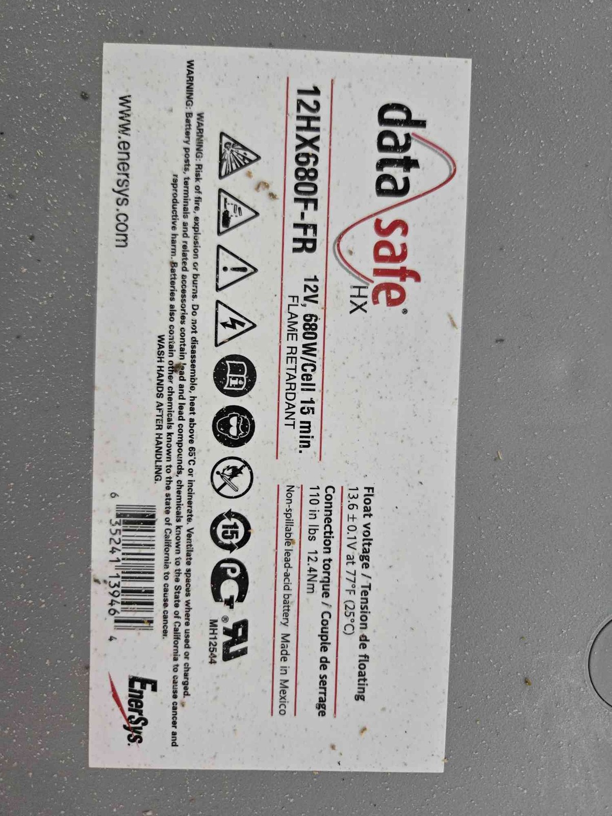 Data Safe HX 12HX680F-FR 12 Volt 680 W 2022 (SKU: 111918)