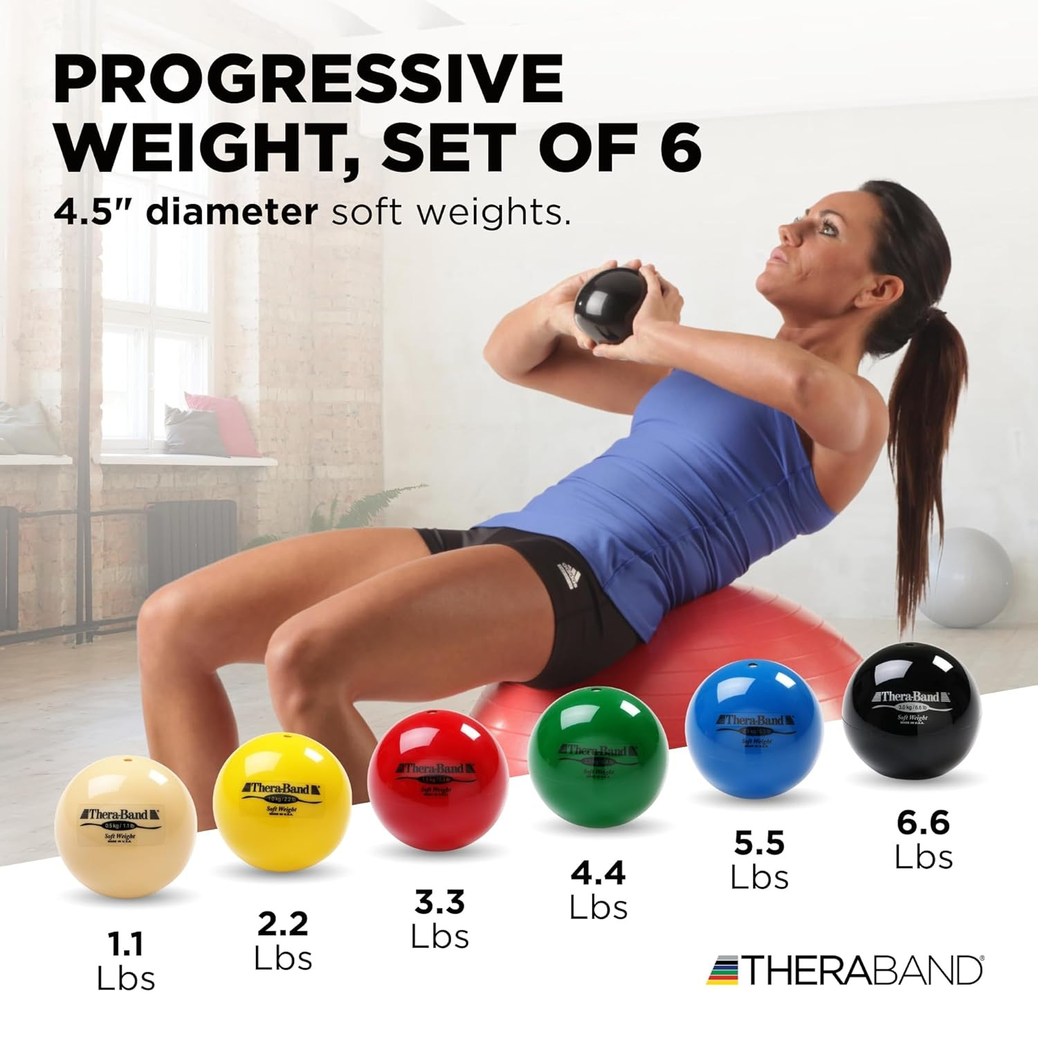 Soft Weight, 4.5" Diameter, Weighted Balls for Baseball, Weighted Balls for Soft