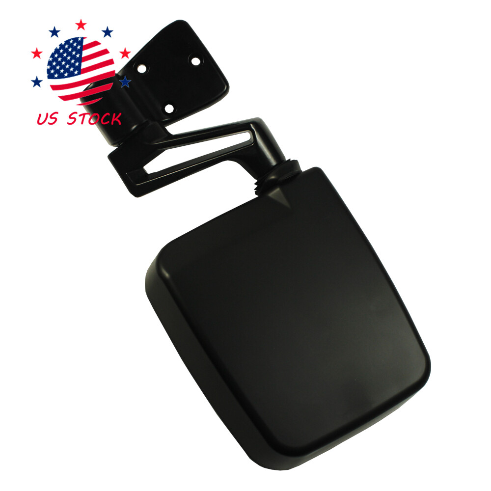 Pair View Door Mirrors Manual Side Set Right Left Black Fits Jeep Wrangler 87-02