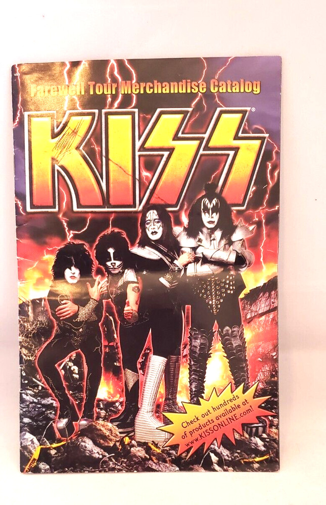 KISS Farewell Tour Merchandise Catalog  Pre Owned  5445