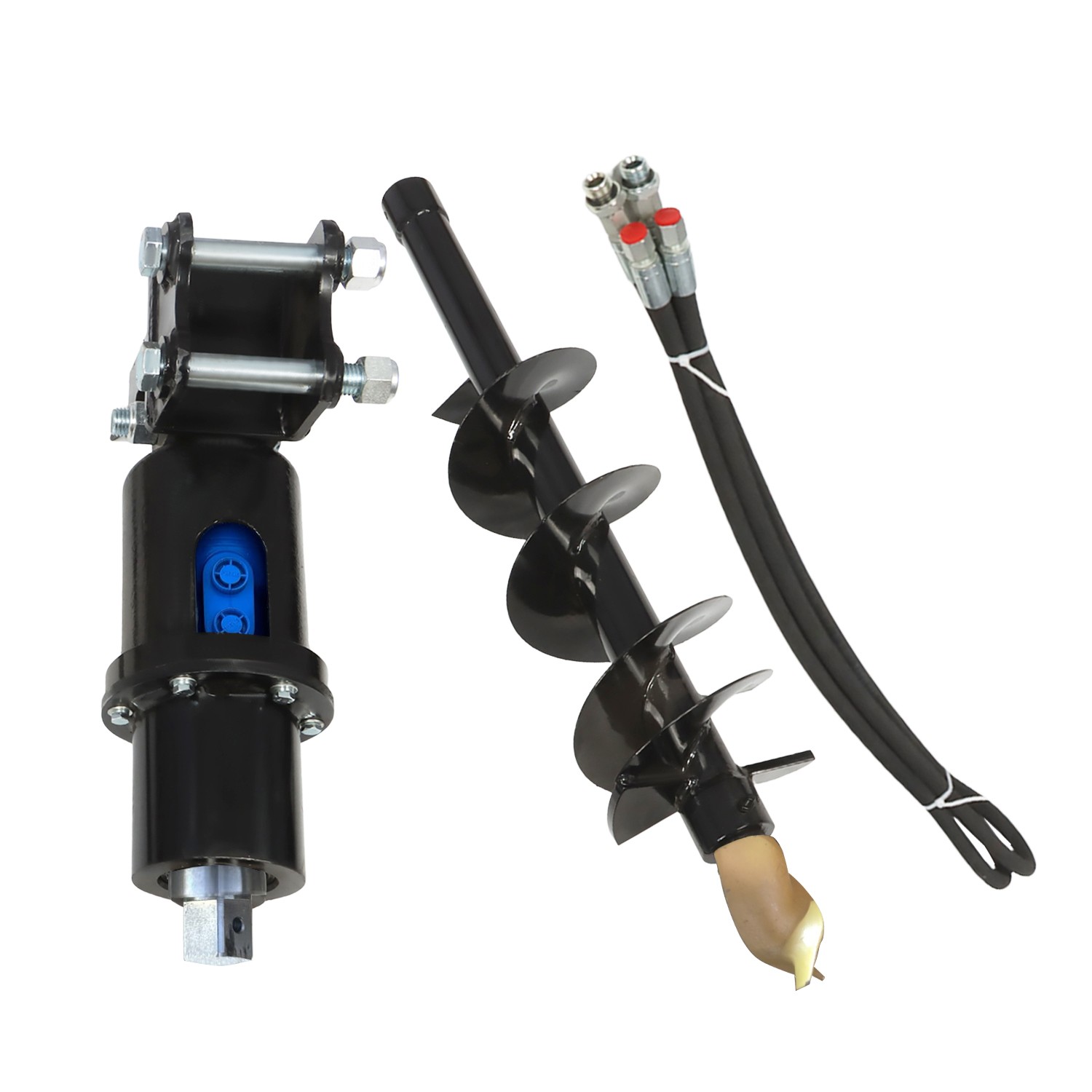 200mm Auger Drill for Mini Excavator Small Digger 1Ton-1.5Ton