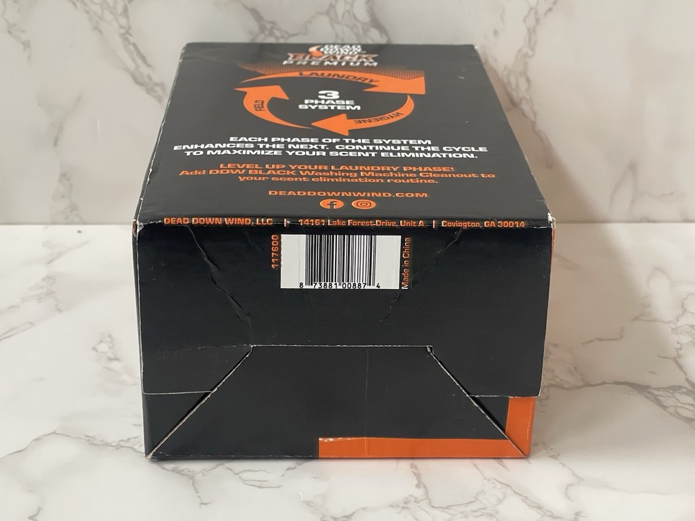 Dead Down Wind Black Premium Laundry Pack 40 Dryer Sheets 30 Washer Sheets