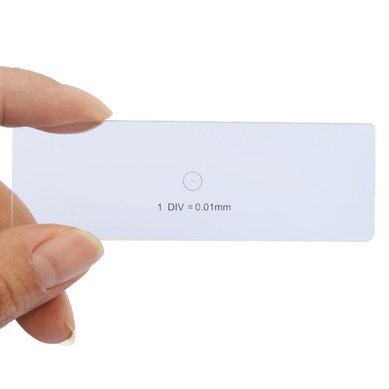 Microscope Calibration Slide High Precision Stage Micrometer Ocular Reticle