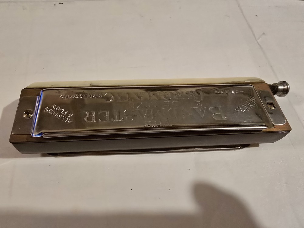 Vintage The Bandmaster Deluxe Gromatic And Violin King Harmonica