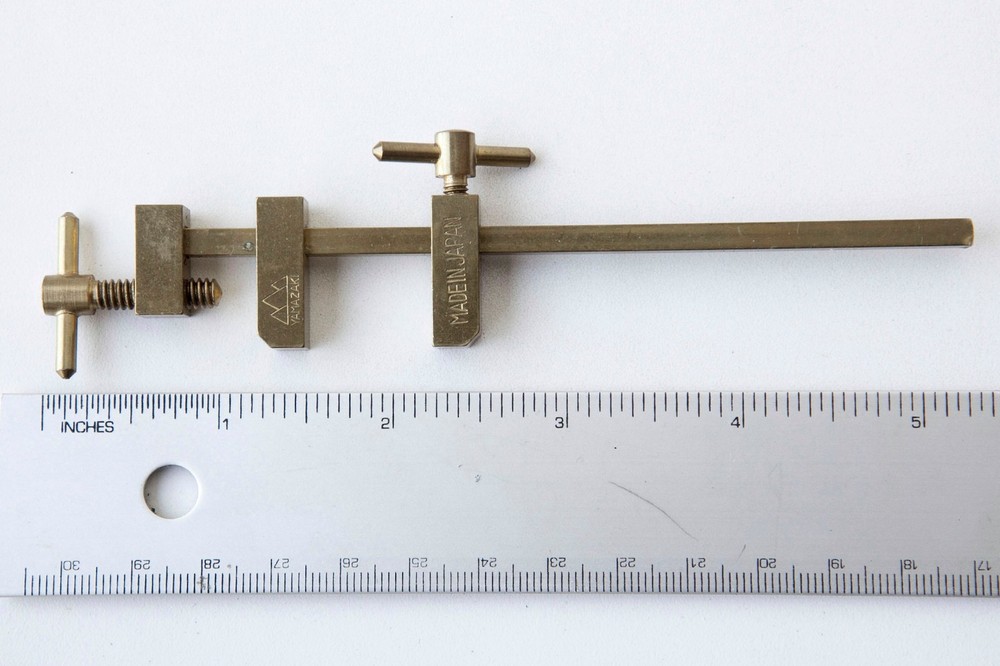 Yamazaki 5 in Solid Brass Miniature Bar Clamp