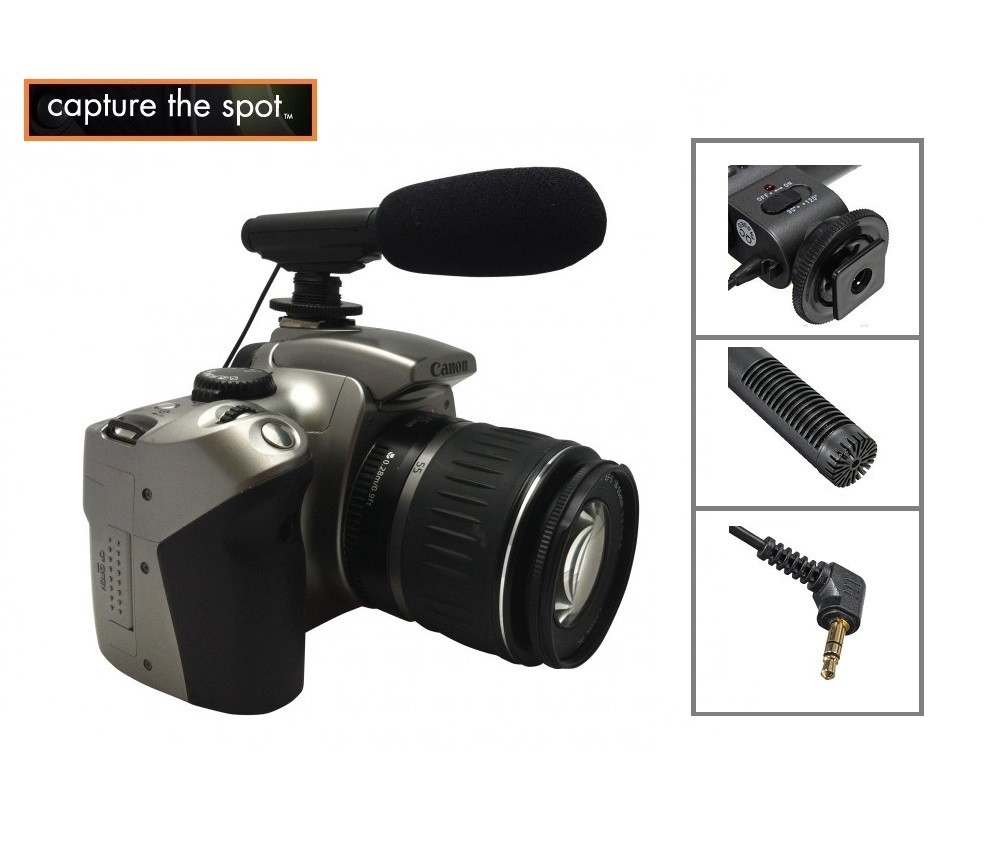 Mini Condenser Pro Microphone For Sony a6400 ILCE-6400