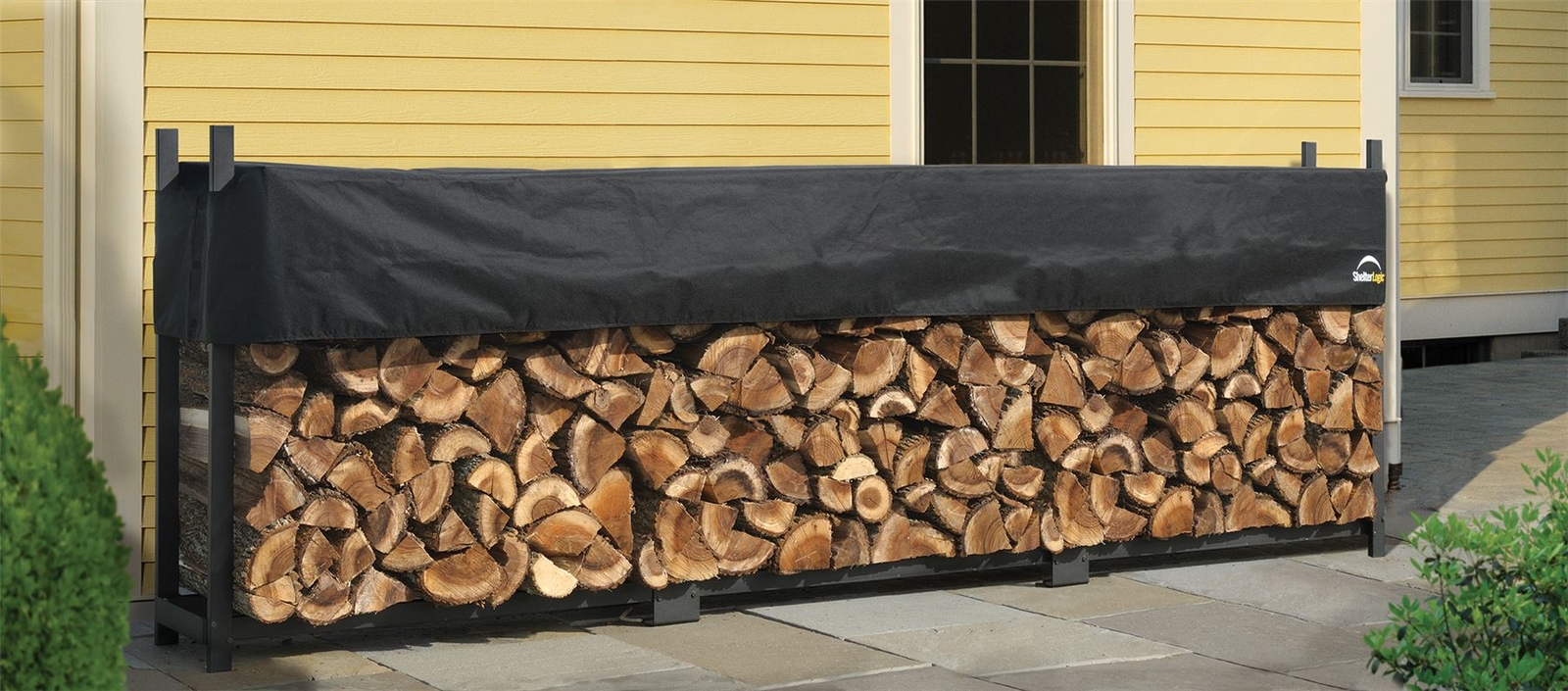 ShelterLogic Ultra Duty Firewood Rack with Cover, 12 ft.
