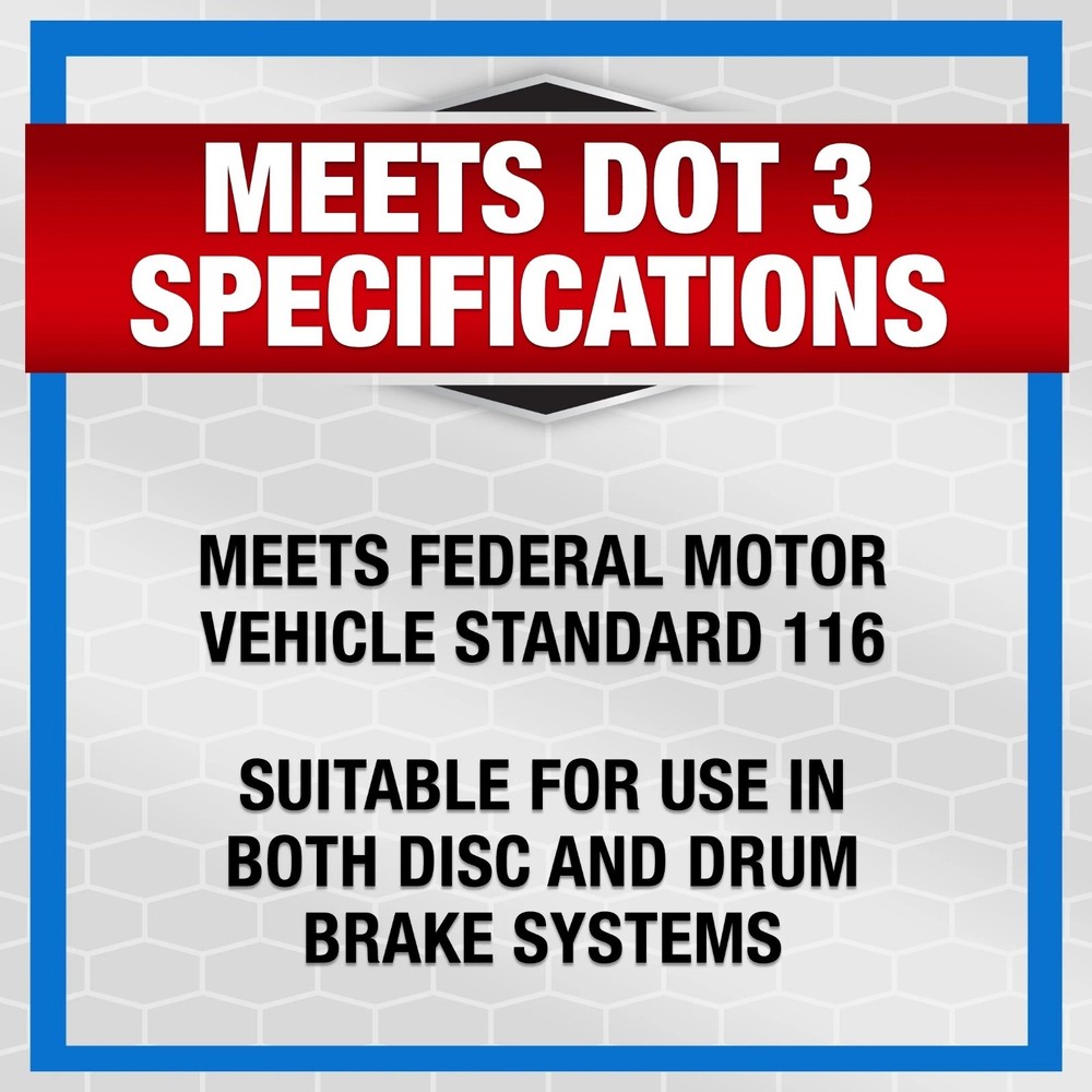 Super Tech DOT 3 Brake Fluid, 32 oz