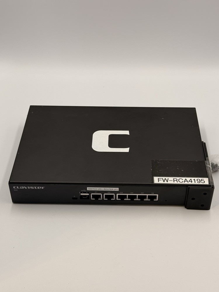 CLAVISTER E80 6 RJ45 Ethernet Networking Switch