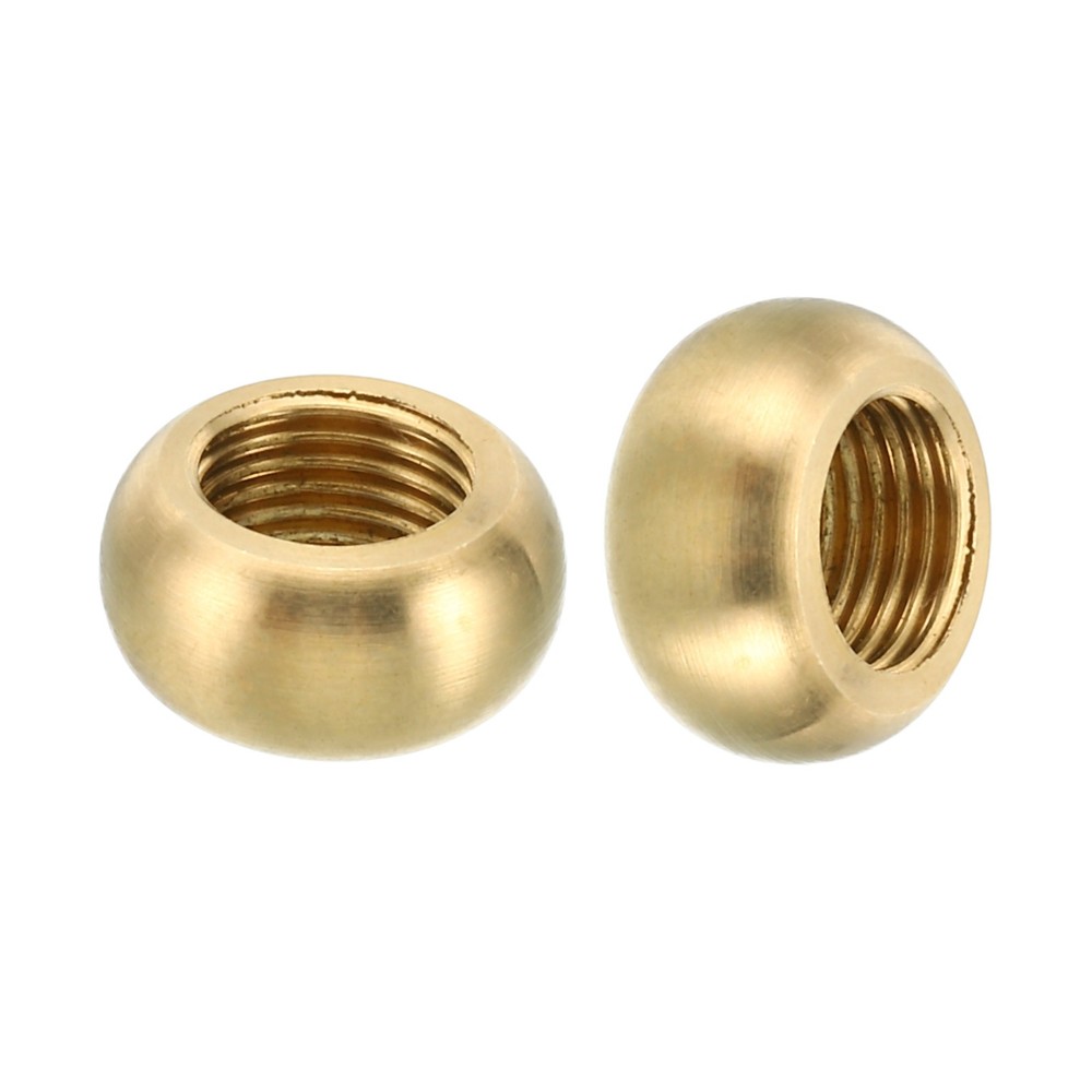 M10x1 Round Locknut 5pc Solid Brass Edge Flat Nut Thin Screw Lock Nut 16mmx8mm