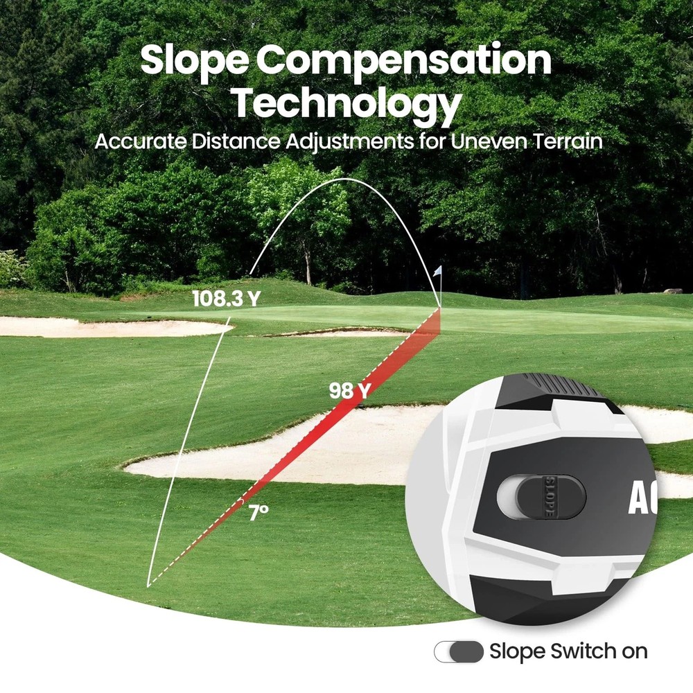 ACPOTEL Golf Rangefinder LCD Display Model without (Standard Edition)