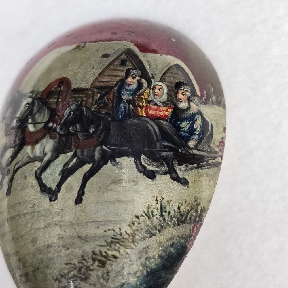 Antique Polychrome Russian Silver Small Spoon