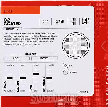 Evans G2 Coated Drumhead - 14"