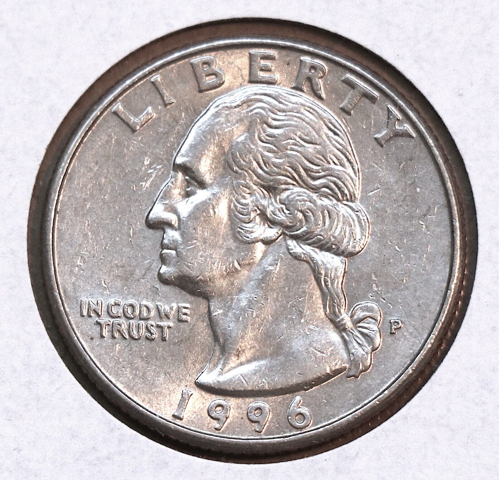 1996 P Washington Quarter circulated
