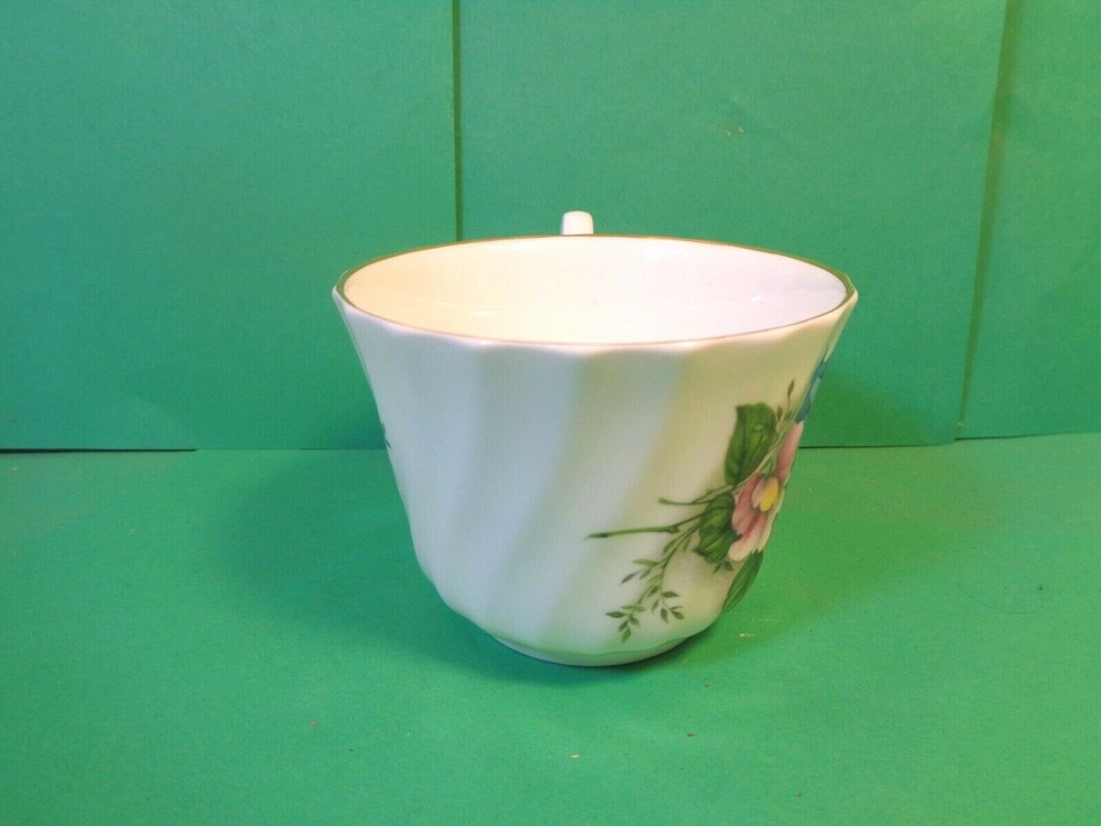 Regency Floral Pattern Cup & Saucer, England (Used/EUC)