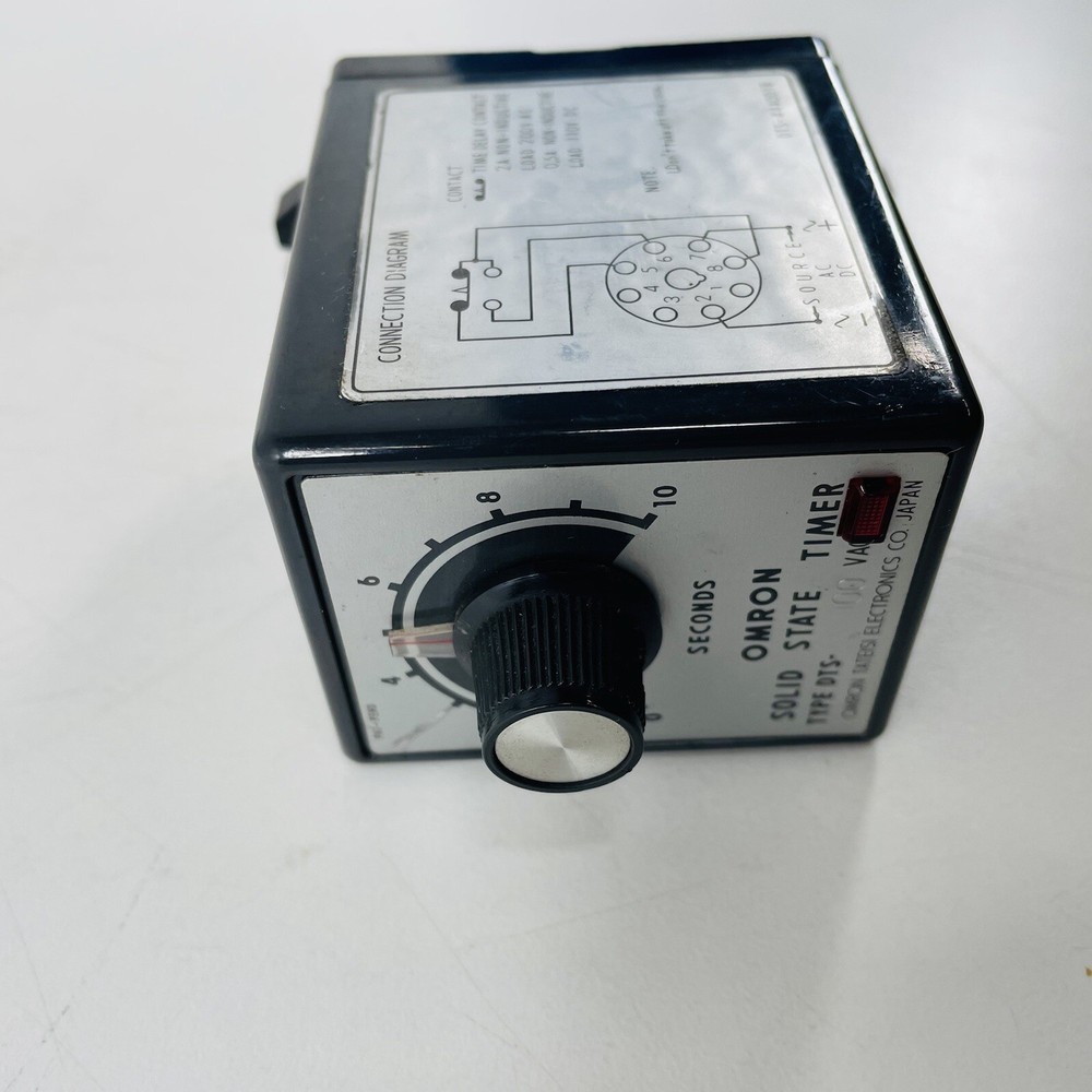 Omron DTS Solid State Timer 0-10 SEC 100VAC (Used)