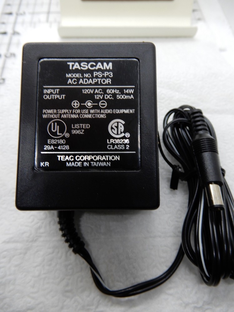 Tascam Model PS-P3 AC Adapter