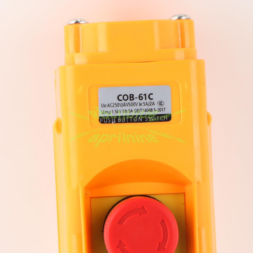 ONE COB-61C COB Crane Hoist Control Button switch Single speed NEW