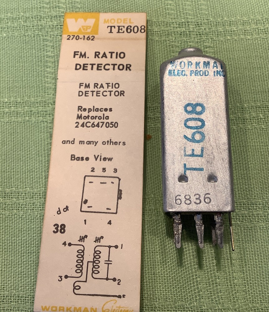 Workman TE608 FM Ratio Detector  Motorola 24C647050
