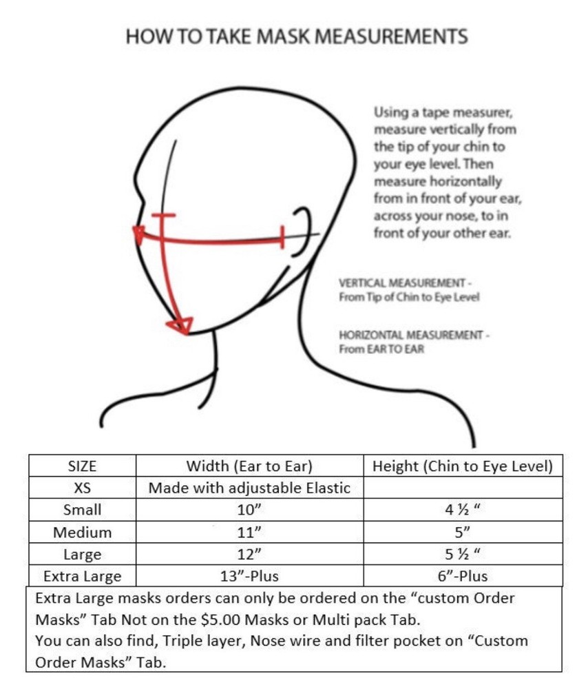 Face Masks Pleated