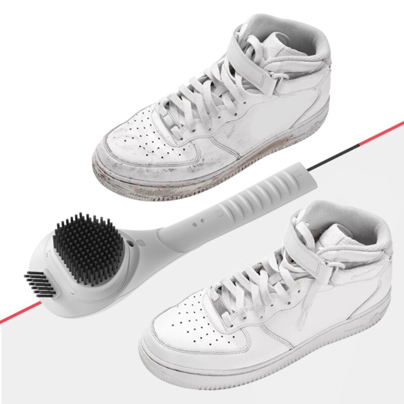 Automatic Electric Shoe Cleaner Brush Efficient Shoe Cleaning Tool ABS Texture