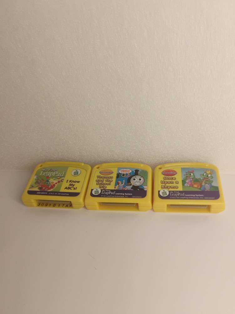 Three Leap Pad Cartridges No Books