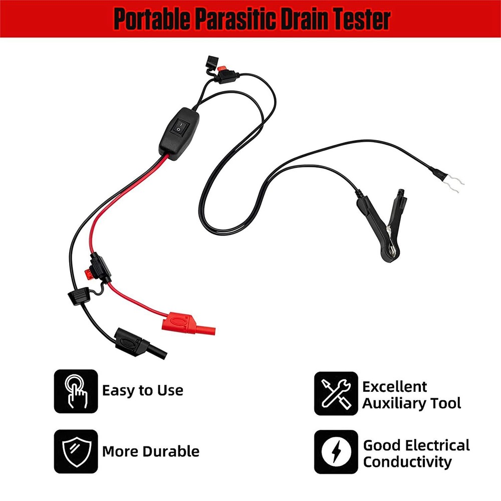 Car Parasitic Drain Tester Voltage Diagnostic Tool for Current Battery Testing