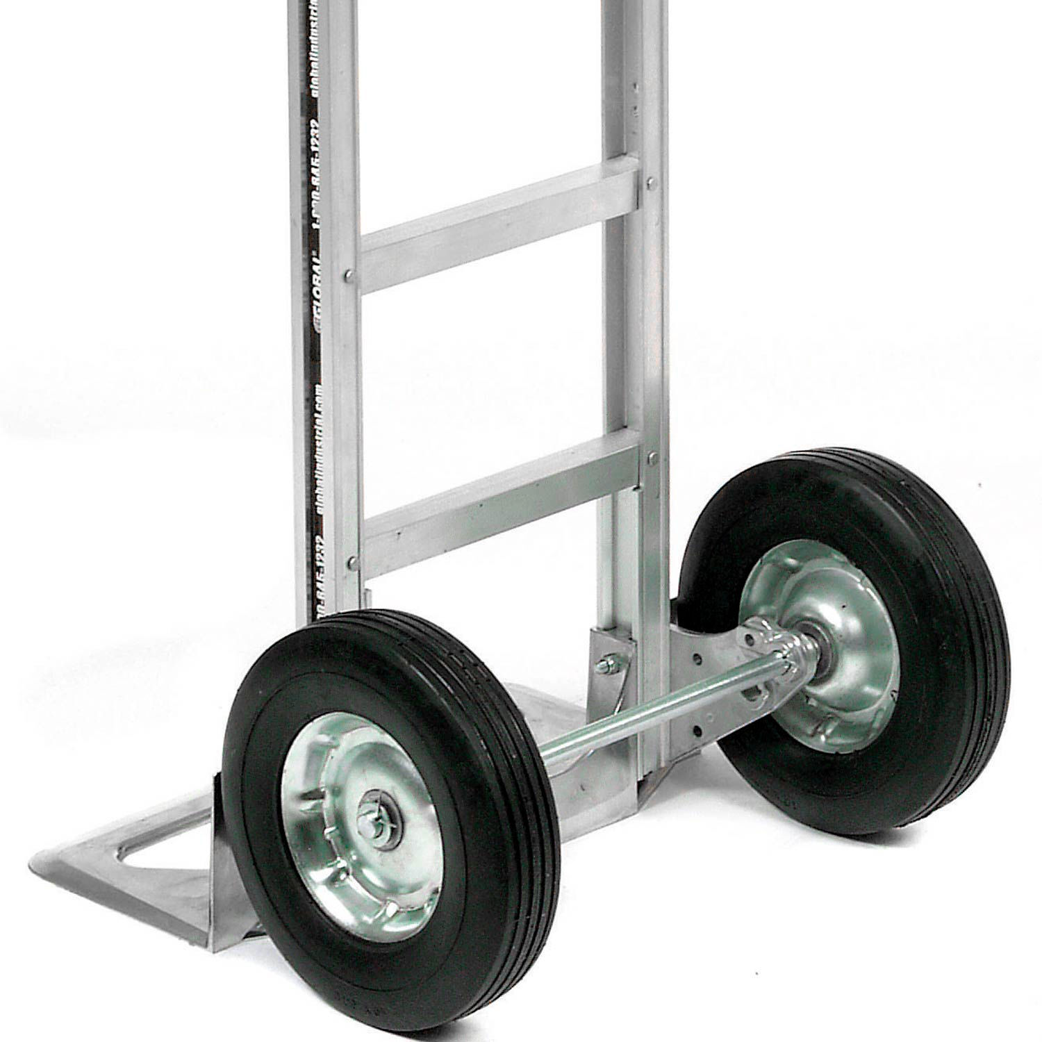 Aluminum Hand Truck Loop Handle Semi-Pneumatic Wheels