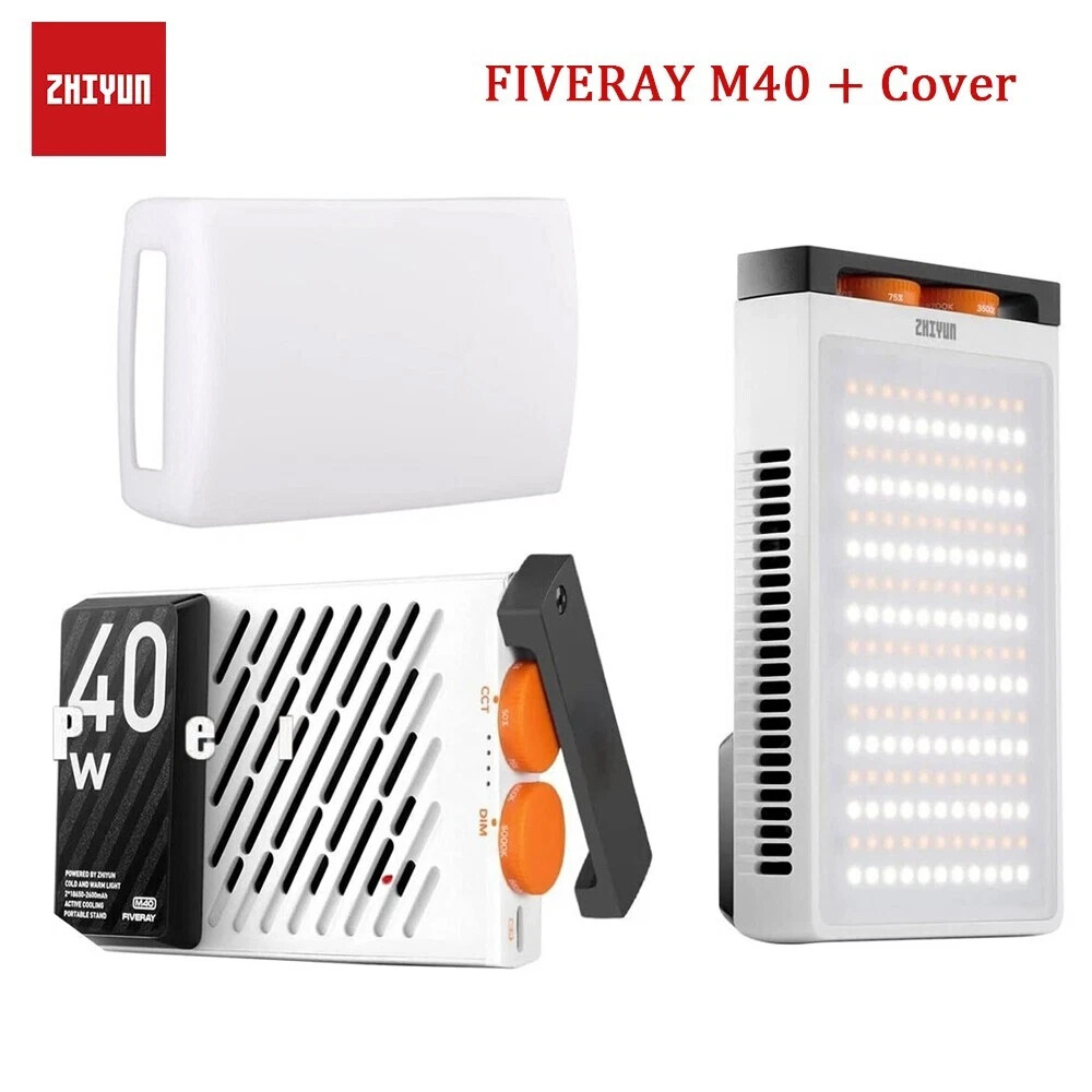 Zhiyun Video Light 40W 2700K-6200K Pocket Continuous Output Lighting & Diffuser