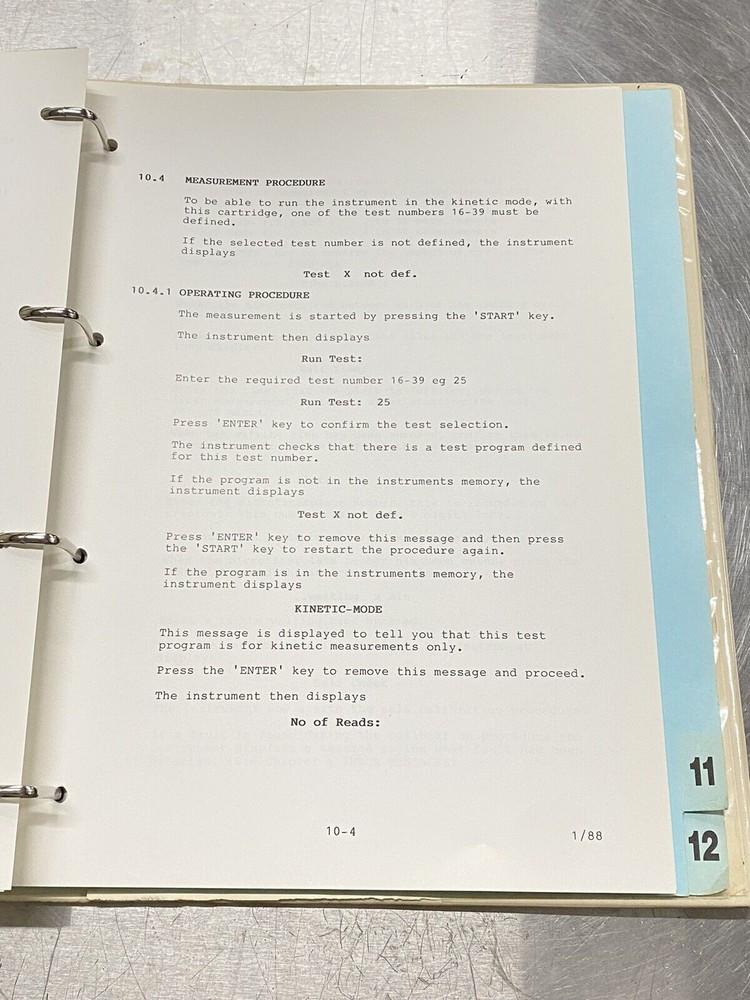 SLT Lab instruments EAR AT - Users Manual / Instructions