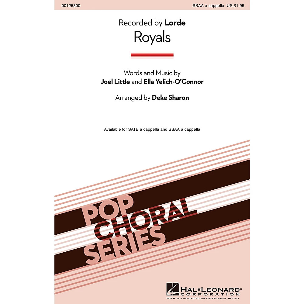 Hal Leonard Royals SSAA A Cappella