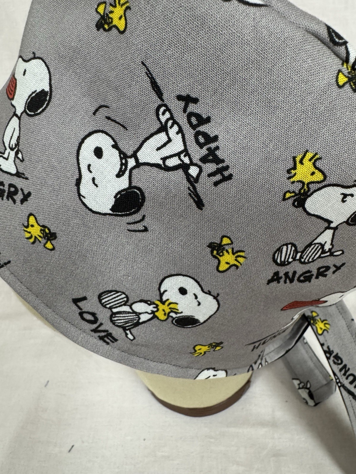 Men/Women Surgical Scrub Cap Lined Peanuts 100% Cotton