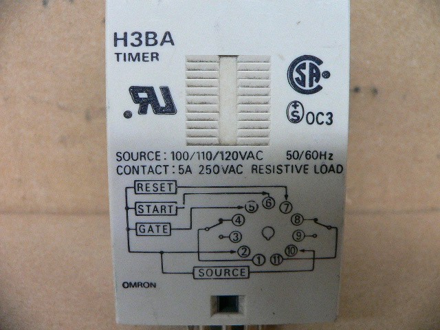 Omron H3ba On Delay 11 Pin Multi Function Timer Module (120V)