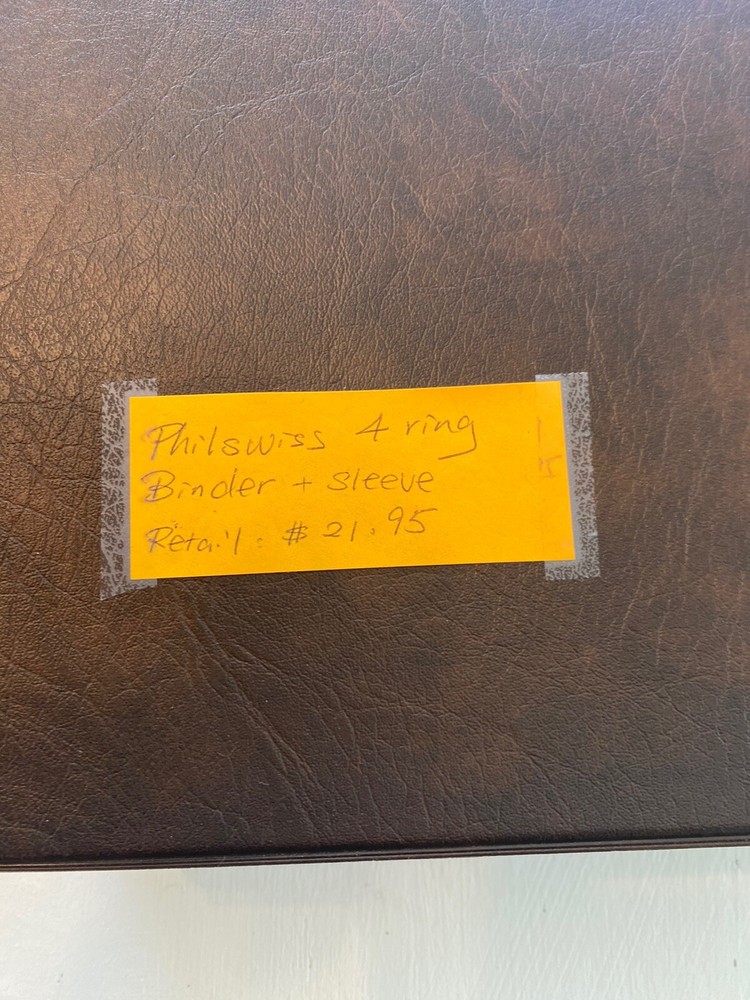 Philswiss 4 Ring Stamp Binder & Sleeve & USSR Binder Bundle