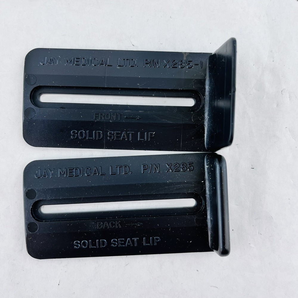 Jay Medical Adjustable Solid Seat Lip Kit M-285 Black