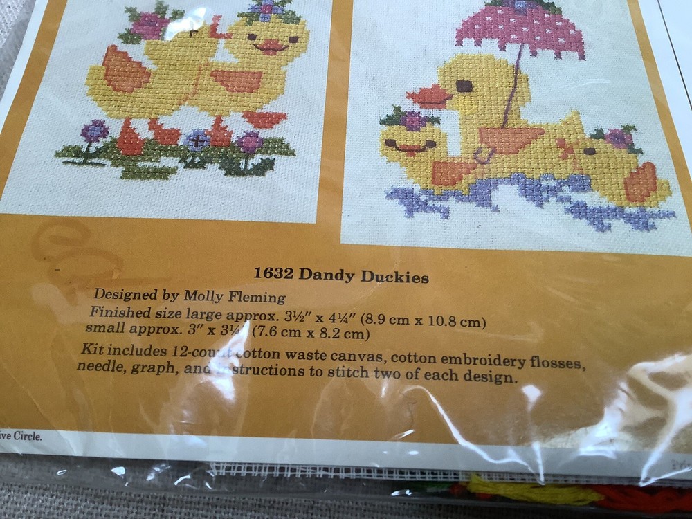 Creative Cross Stitch Kits 1634 Bouncing Bunnies & 1632 Dandy Ducks